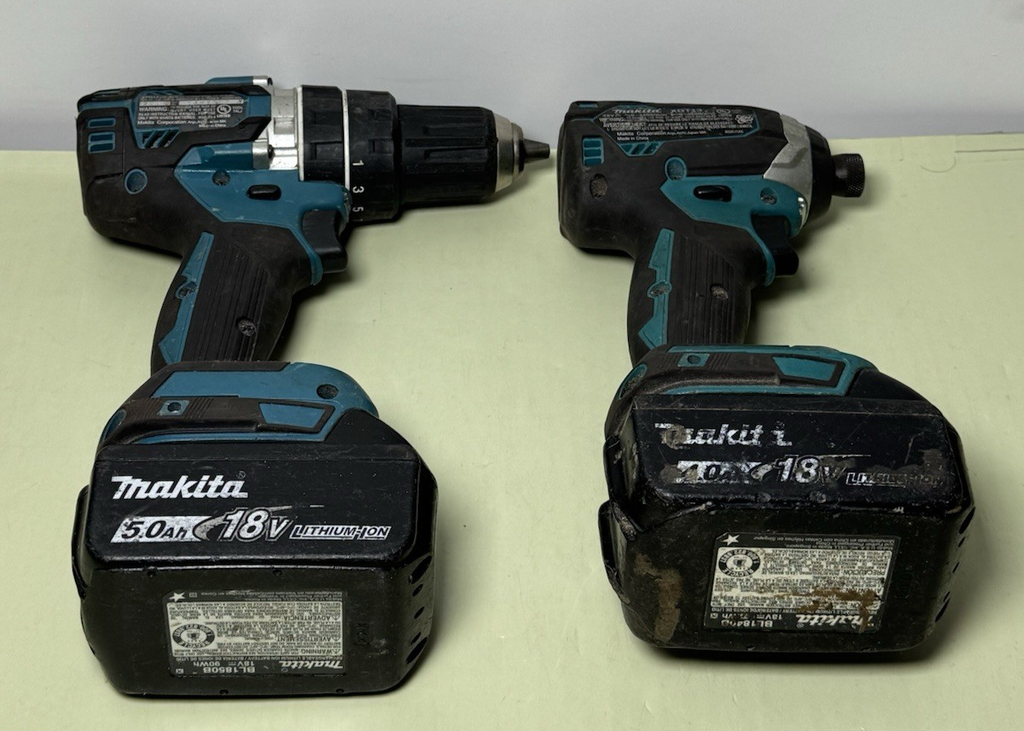 Makita 18V Brushless Drill Impact Driver Combo Kit XPH12 + XDT13 w/ Batteris #3