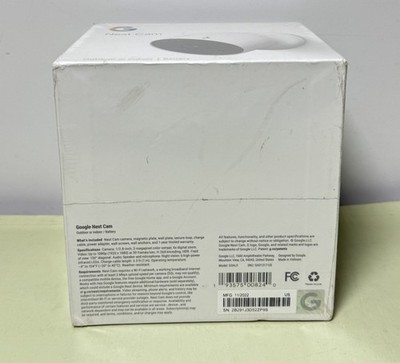 New Google Nest Cam Home Security Camera White G3AL9 #4