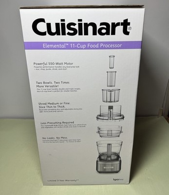 Cuisinart Elemental Food Processor with 11-Cup and 4.5-Cup Workbowls - FP-2GM #1