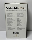 Rode VideoMic Pro+ Pro Plus Camera-Mount Shotgun Microphone, Black used
