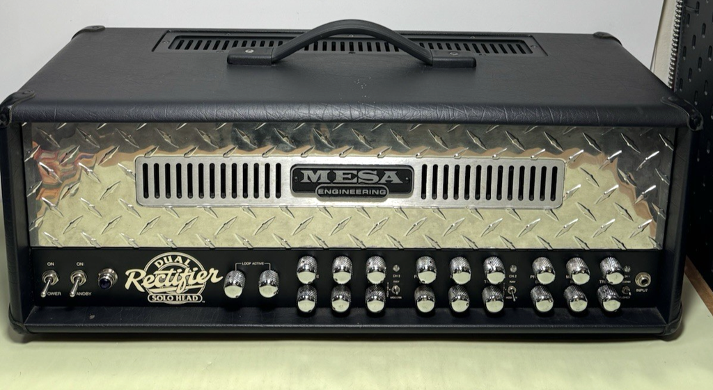 Mesa Boogie Dual Rectifier Solo Head 3Chan,100Watt Guitar Amp Head w Footswitch #3