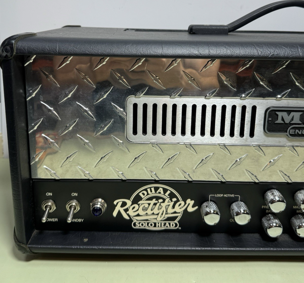 Mesa Boogie Dual Rectifier Solo Head 3Chan,100Watt Guitar Amp Head w Footswitch #6