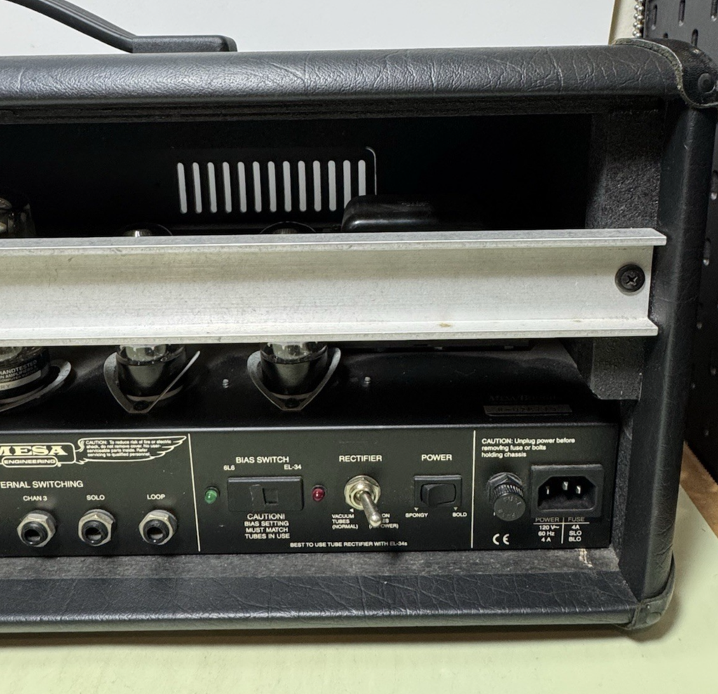 Mesa Boogie Dual Rectifier Solo Head 3Chan,100Watt Guitar Amp Head w Footswitch #7