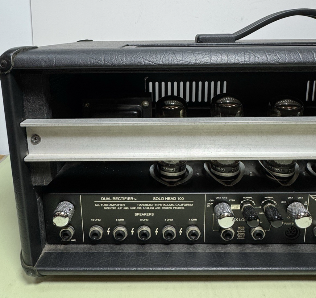 Mesa Boogie Dual Rectifier Solo Head 3Chan,100Watt Guitar Amp Head w Footswitch #8