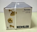 Kohler Sundae Tub & Shower Faucet with Valve Brushed Moderne Brass R28798-4G-2MB price