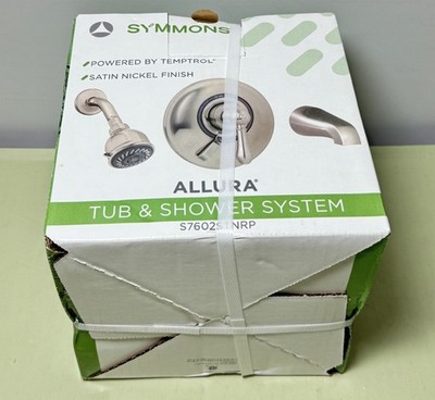 Symmons S7602STNRP Allura Tub and Shower Trim Package-New Sealed #2
