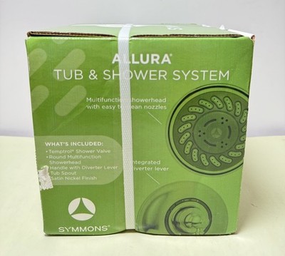 Symmons S7602STNRP Allura Tub and Shower Trim Package-New Sealed #3