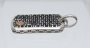 Effy Men's Black Diamond Dog Tag Pendant 925 Sterling Silver/18K Rose Gold purchase