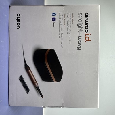 NEW Dyson Airwrap i.d Multi-Styler for Straight+Wavy Amber Silk Factory Sealed #4