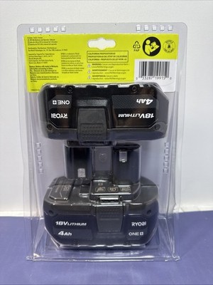 Ryobi PBP2005 ONE+ Battery 18-Volt Lithium-Ion 4.0 Ah (2-Pack) - SAME DAY SHIP! #1