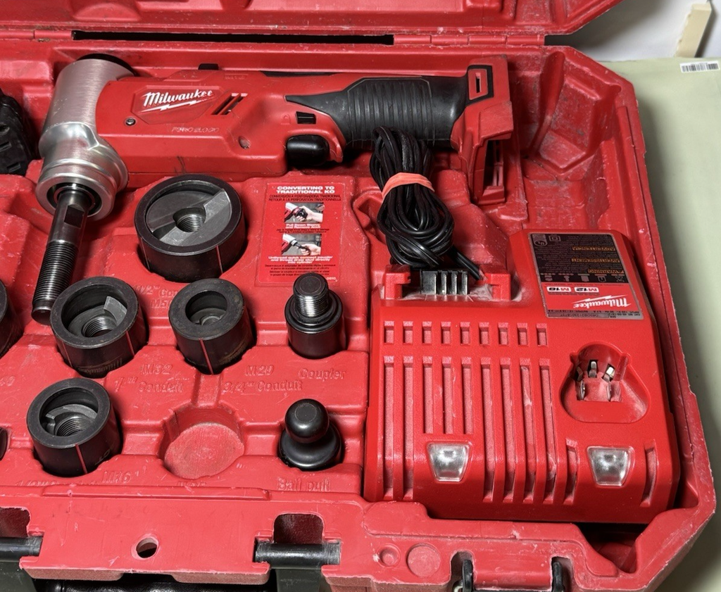 Milwaukee M18 Brushless Force Logic 6 Ton Knockout Tool Kit, 1/2"- 2" - 2677-21 #2