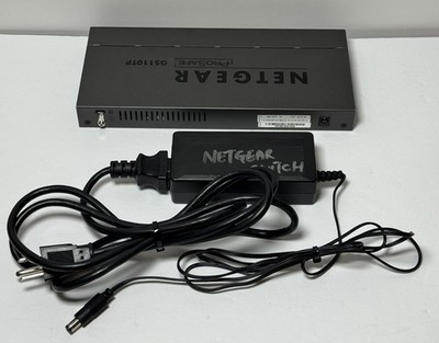 NETGEAR ProSafe GS110TP 8 Ports Wall-Mountable Gigabit Ethernet Switch w/adapter #5
