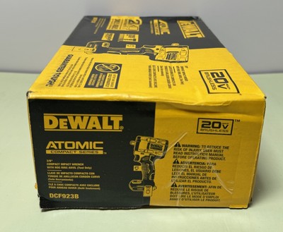 DeWalt 20V Brushless 3/8" Compact Impact Wrench Hog Ring Anvil DCF923B #2
