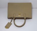 Burberry Frances Tote Leather Beige Mini with delivery