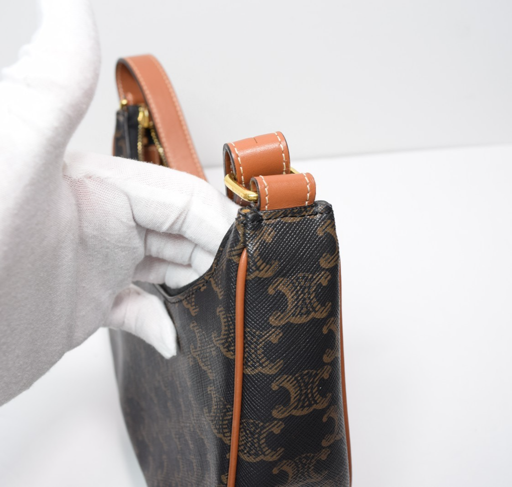 CELINE Ava Bag IN Triomphe Canvas and Calfskin #2