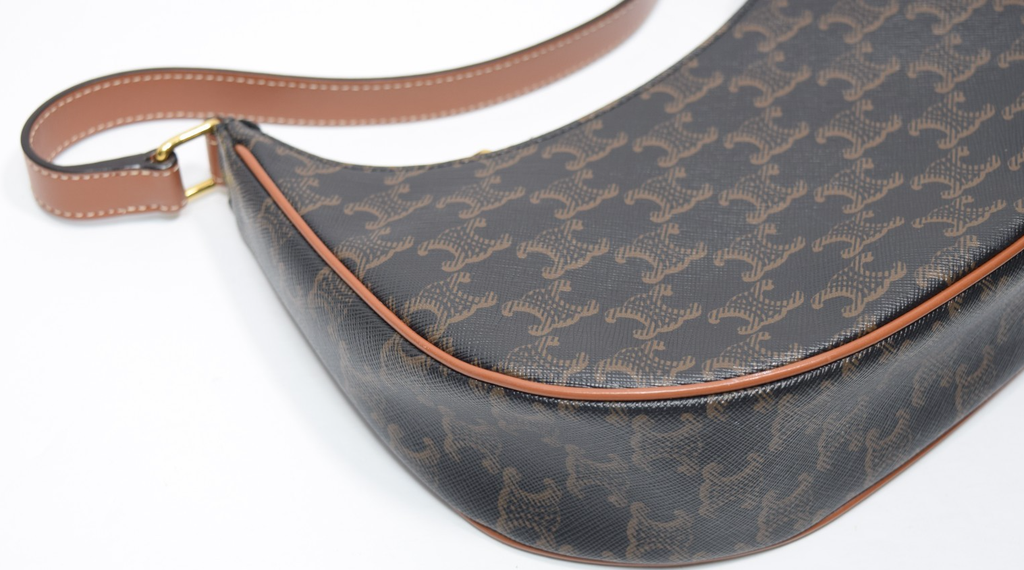 CELINE Ava Bag IN Triomphe Canvas and Calfskin #6