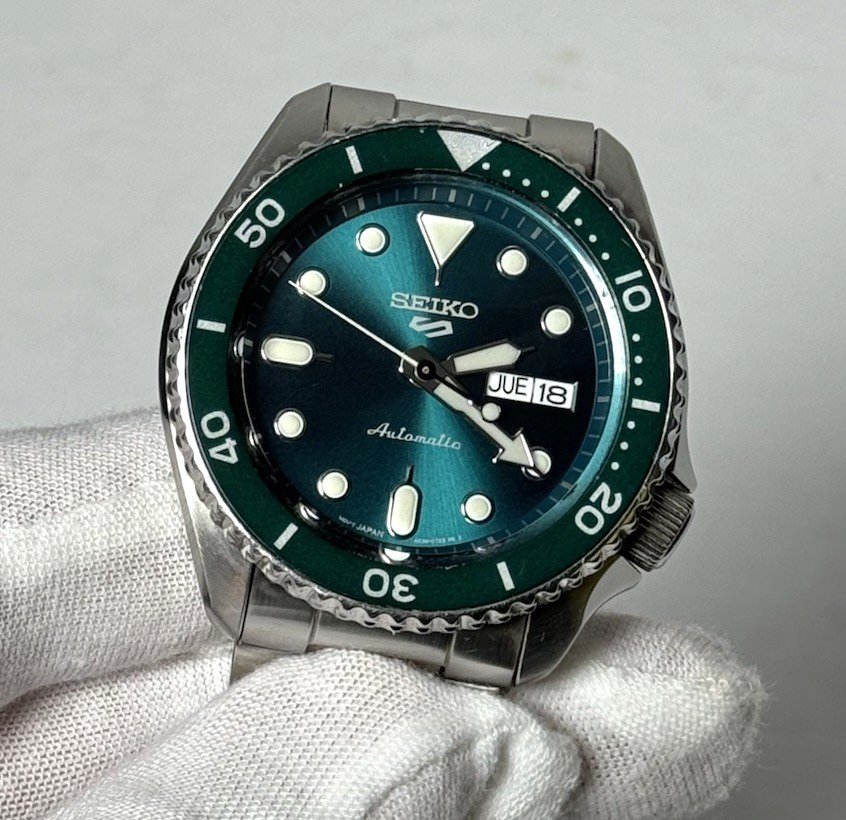 SEIKO 5 Sports 4R36-07G0 SBSA013 Green Automatic Men Watch JAPAN-41mm #1