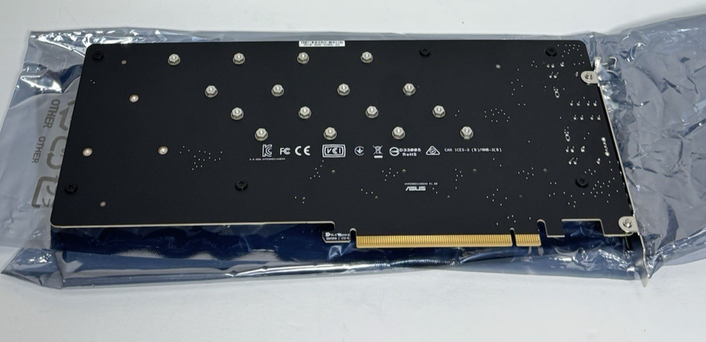 ASUS Pro WS WRX80E-SAGE SE WIFI Motherboard WRX80 sWRX8, Hyper M.2 x16 Gen4 Card #6