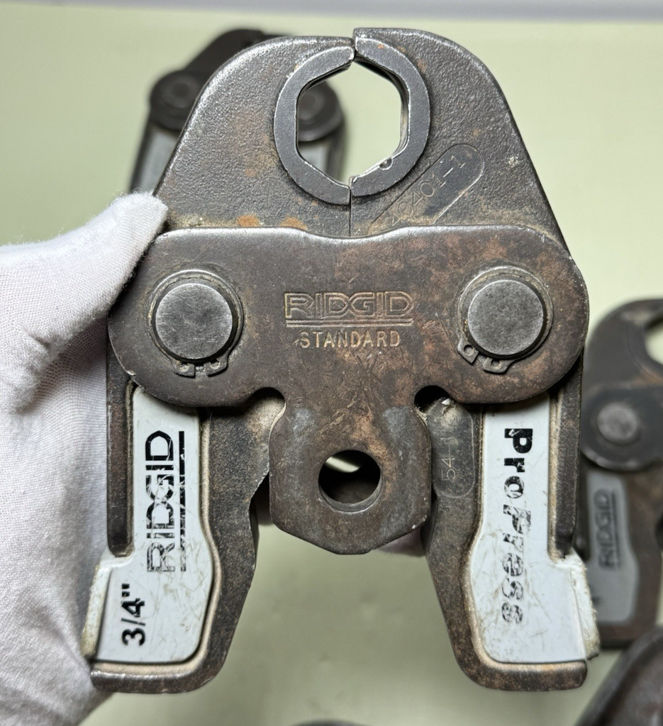 RIDGID RP 350 PRESS TOOL KIT W/ Batts&Charger  1/2" - 2" PROPRESS JAWS - Tested #8