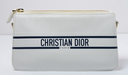 Christian Dior Vibe Pochette Clutch Bag White w/ Strap buy