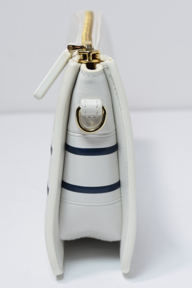 Christian Dior Vibe Pochette Clutch Bag White w/ Strap #9