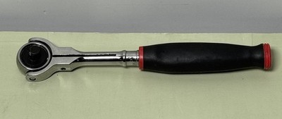 Snap-On THNF72 1/4” Drive Soft Grip Round Swivel Head Ratchet Red #1