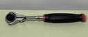Snap-On THNF72 1/4” Drive Soft Grip Round Swivel Head Ratchet Red used