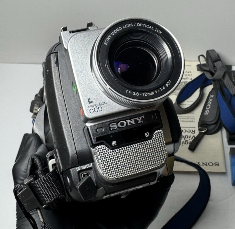 Sony DCR-TRV310 Digital 8 Hi8 Video Camera Handycam Bundle Lot (Tested Works) #3