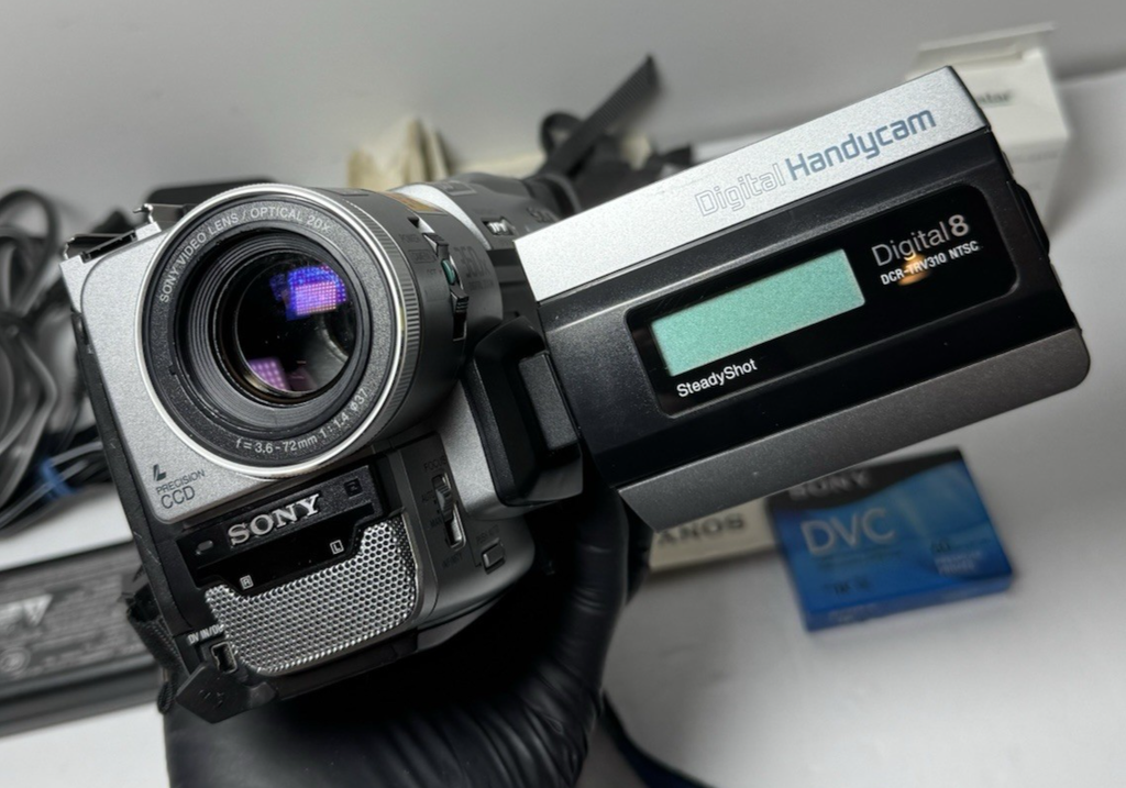 Sony DCR-TRV310 Digital 8 Hi8 Video Camera Handycam Bundle Lot (Tested Works) #6
