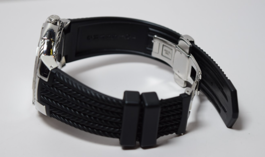 Charriol CE443Q-3062 Celtic Genève Men's 44mm Auto Watch Stainless Steel Rubber #7