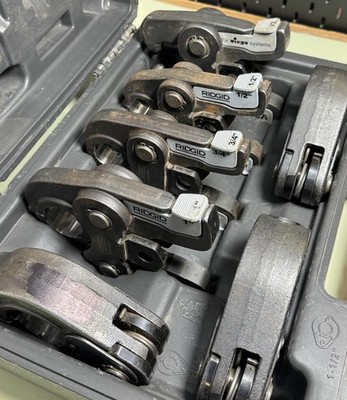 RIDGID 48553 MegaPress Jaws & Rings Kit, 1/2" to 2"-Complete Bundle #1