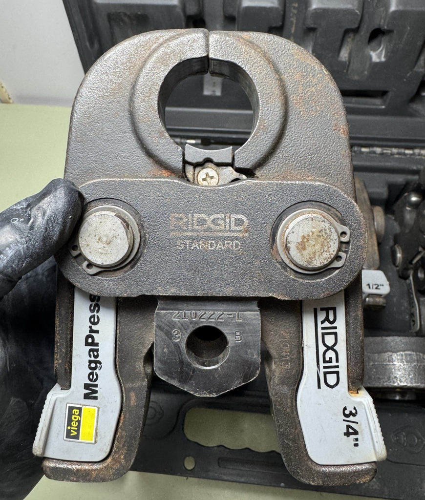 RIDGID 48553 MegaPress Jaws & Rings Kit, 1/2" to 2"-Complete Bundle #4