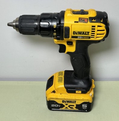 DEWALT DCD780 20V Lithium-Ion Cordless 1/2"Drill bundle Battery 5.0 Ah /Charger #1