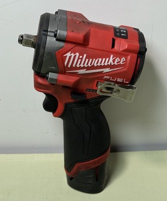 Milwaukee 2562-20 M12 FUEL 12V  Brushless Stubby 3/8" Impact 3.0ah batt+charger #1