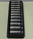 Snap-On 112STMMY 12pc 1/4" Drive 6pt Metric Flank Drive Deep Socket Set 5-15mm cost