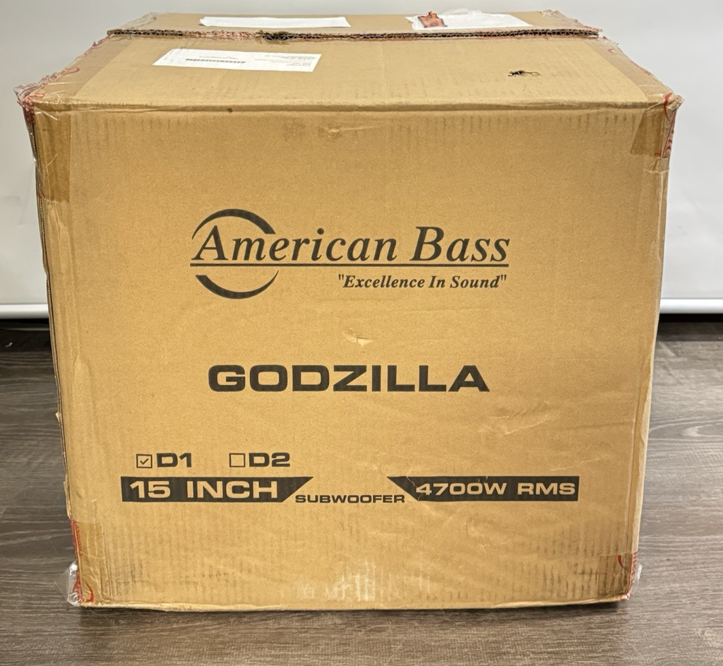 American Bass Godzilla 15" Subwoofer 4700W RMS 12000W D1 Ohm – Open Box #1