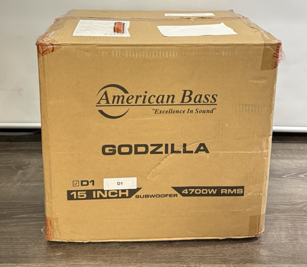 American Bass Godzilla 15" Subwoofer 4700W RMS 12000W D1 Ohm – Open Box #3