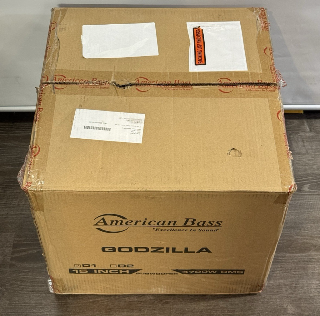 American Bass Godzilla 15" Subwoofer 4700W RMS 12000W D1 Ohm – Open Box #4