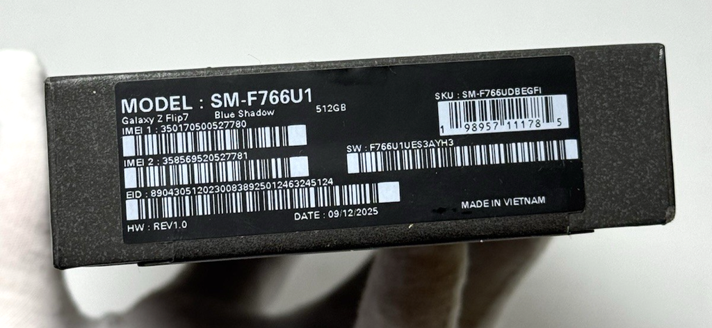 Samsung Galaxy Z Flip 7 SM-F766U1 512GB Blue Factory Unlocked #4
