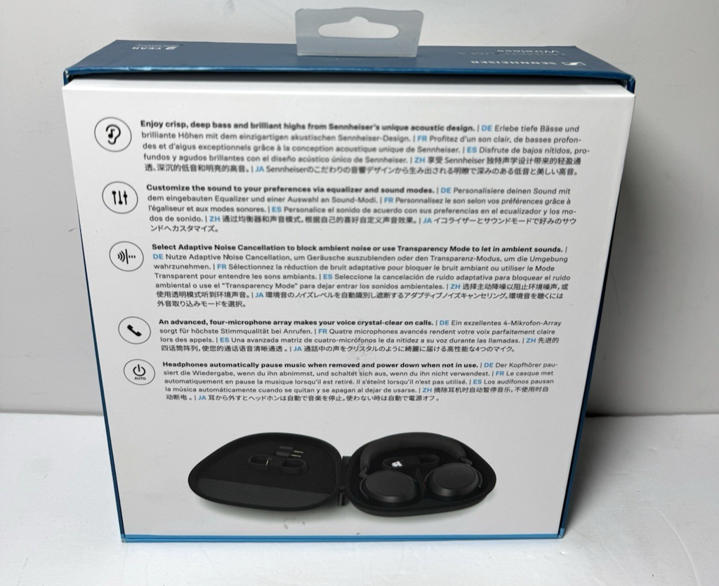 Sennheiser Momentum 4 Over The Ear Wireless Headphones - Black #1