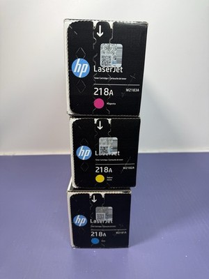 218A Cyan/Magenta/Yellow Standard Yield Toner Set - 3 Pack - Brand New - 07/25 #1