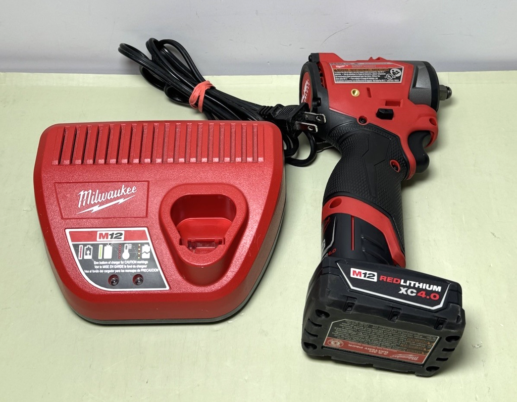 Milwaukee 3049-20 M12 FUEL 12V 3/8" Sub Impact Wrench w/4.0 Ah batt+charger #4