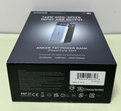 Anker 737 Power Bank 140W 24000mAh High-Speed Input And Output -New Sealed #2