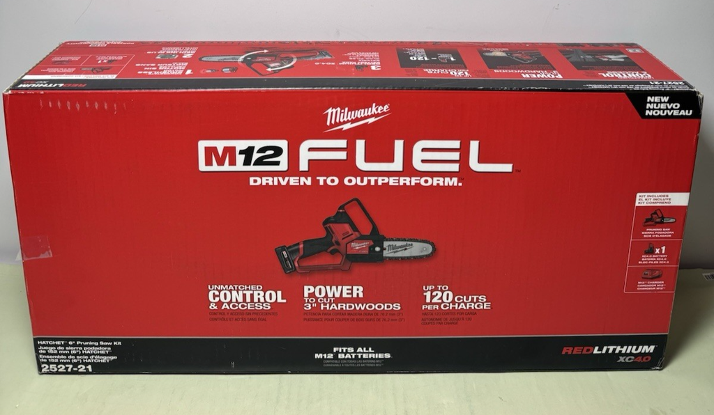 Milwaukee 2527-21 M12 FUEL Brushless HATCHET Cordless 6" Pruning Chainsaw Kit #2