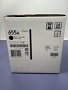 HP 655A Black Toner Cartridge_Brand New & Factory Sealed - 08/29/2025 used