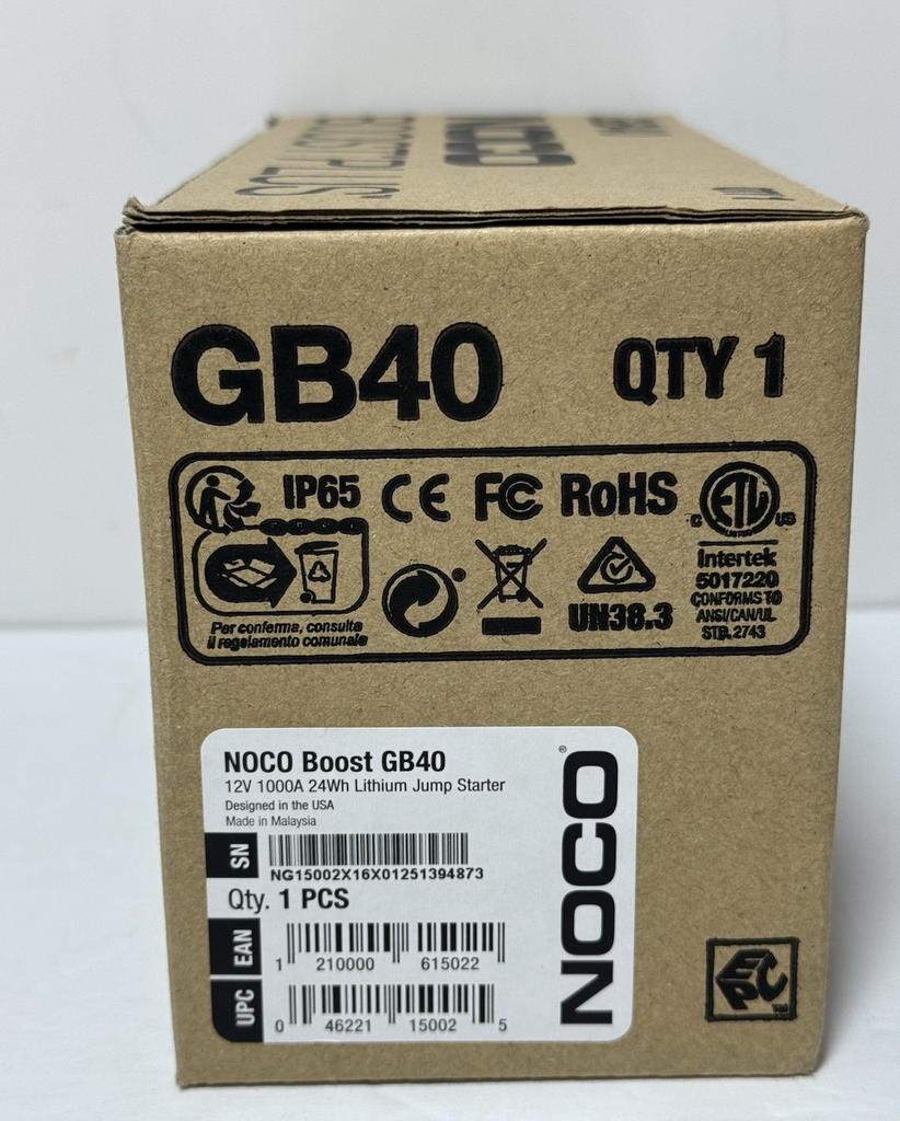 NOCO Boost Plus GB40 1000A 12V UltraSafe Portable Lithium Battery Jump Starter #2