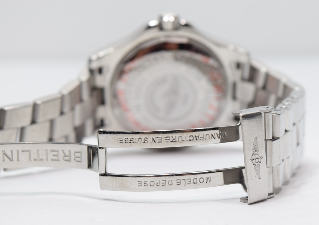 Breitling Colt Quartz A74380 Black Dial Aviation Numerals Chronometer + Service #8