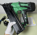 Metabo HPT NT1865DMA(S) 18V 2-1/2-in 15 Gauge Cordless Angled Finish Nailer Kit used