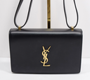 Saint Laurent Dylan Monogram Accordion Flap Medium Shoulder Bag used
