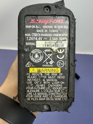 Snap-on 14.4V CTR814 MicroLithium Cordless 1/4" Ratchet Kit W/ 3/8th In Adapter #4